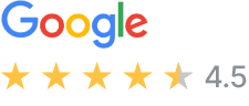 google review 4.5 | 308 reviews